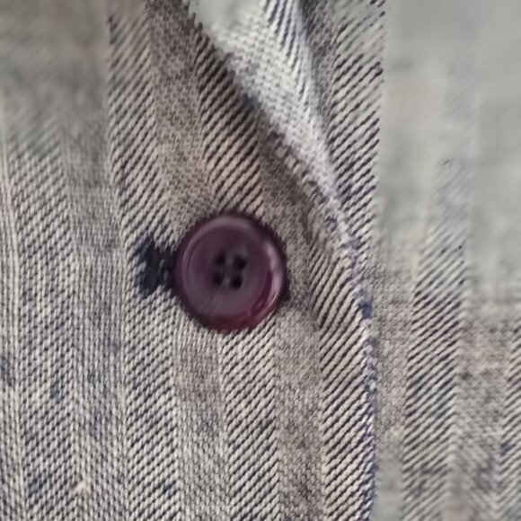 'Pendleton' Single Breasted Semi Fitted Jacket Navy/Cream Size 10 EUC - Picture 9 of 12